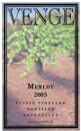 Venge Vineyards Merlot 2005  Front Label