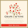 Grape & Vine Wine Company Red Blend  Front Label