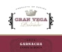 Borsao Gran Vega Privado Grenache 2013  Front Label