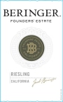 Beringer Founders Estate Riesling 2012  Front Label