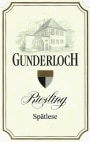 Gunderloch Rheinhessen Riesling Spatlese 2015  Front Label