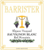 Barrister Winery Klipsun Vineyard Sauvignon Blanc 2012 Front Label