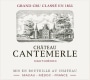 Chateau Cantemerle (375ML half-bottle) 2020 Front Label