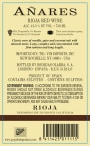 Bodegas Olarra Anares Reserva 2014  Front Label