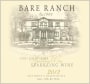 Michael David Winery Bare Ranch Sparkling 2012  Front Label