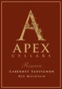 Apex Reserve Cabernet Sauvignon 2015  Front Label