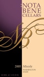 Nota Bene Cellars Miscela Proprietary 2003  Front Label