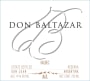 Casa Montes Bodega & Vinedos Don Baltazar Malbec 2015  Front Label