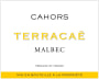 Terracae Cahors Malbec 2015  Front Label