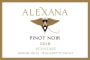 Alexana Signature Pinot Noir 2018  Front Label