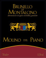 Bonacchi Brunello di Montalcino Molino del Piano 2013  Front Label