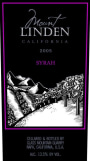 Glass Mountain Mount Linden Petite Sirah 2005 Front Label