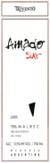 Trivento Amado Sur 2005 Front Label