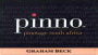 Graham Beck Robertson Pinno Pinotage 2007  Front Label