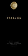 Italics Reserve Cabernet Sauvignon 2013  Front Label