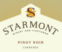 Starmont Pinot Noir 2014  Front Label