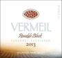 Vermeil Wines Rosedale Block Cabernet Sauvignon 2013  Front Label