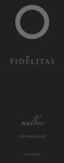 Fidelitas Malbec 2009 Front Label