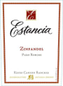Estancia Keyes Canyon Ranches Zinfandel 2014  Front Label