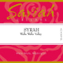 Saviah Syrah 2009 Front Label
