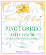 Gaetano D'Aquino Delle Venezie Pinot Grigio 2017  Front Label