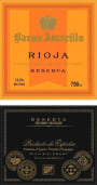 Baron Amarillo Reserva 2013  Front Label