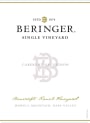 Beringer Bancroft Ranch Cabernet Sauvignon 2009 Front Label
