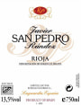 Bodegas Javier San Pedro Rioja Randez Tempranillo 2015  Front Label