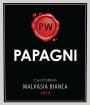 Papagni Wines Malvasia Bianca 2014 Front Label
