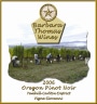 Barbara Thomas Wines Vigna Giovanni Pinot Noir 2006 Front Label