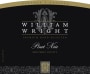 William Wright Vintner's Reserve Pinot Noir 2014  Front Label
