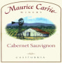 Maurice Carrie Winery Cabernet Sauvignon 2013  Front Label