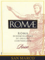 Cantine San Marco Roma Romae Rosso 2014 Front Label