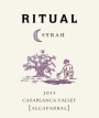Ritual Syrah 2013  Front Label