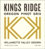 Union Wine Co Kings Ridge Pinot Gris 2015  Front Label