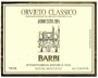 Barbi Vini Orvieto Classico Abboccato 2016  Front Label