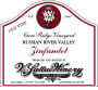 V. Sattui Crow Ridge Vineyard Old Vines Zinfandel 2009  Front Label