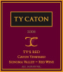 Ty Caton Ty's Red 2008  Front Label