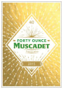 Julien Barraud Forty Ounce Muscadet 2015  Front Label