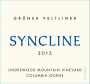 Syncline Underwood Mountain Vineyard Gruner Veltliner 2012 Front Label