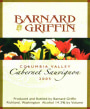 Barnard Griffin Cabernet Sauvignon 2005 Front Label