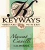 Keyways Vineyard Winery Muscat Canelli 2008  Front Label