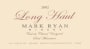 Mark Ryan Long Haul 2002  Front Label