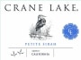 Crane Lake Cellars Petite Sirah 2016  Front Label