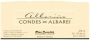 Condes de Albarei Albarino 2008  Front Label
