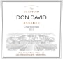 El Esteco Don David Reserve Chardonnay 2015  Front Label