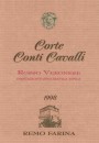 Remo Farina Corte Conti Cavalli Rosso Veronese 1998  Front Label