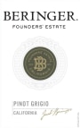 Beringer Founders' Estate Pinot Grigio 2013  Front Label