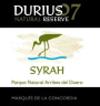 Durius Syrah 2007  Front Label