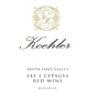 Koehler Winery Les 3 Trois Cepages Red Wine 2012  Front Label